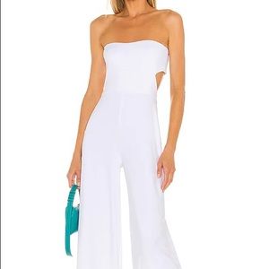Open Back Jumpsuit in Sugar